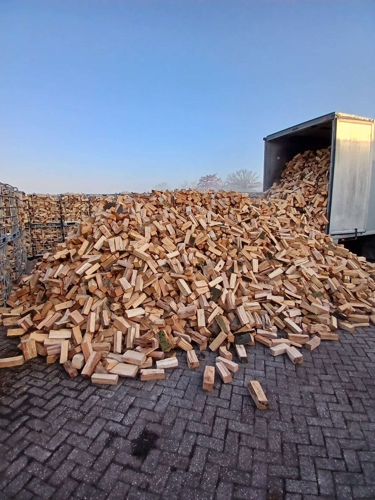 Vrachten haardhout eik en beuken, Tuin en Terras, Haardhout, 6 m³ of meer, Verzenden, Beukenhout, Blokken