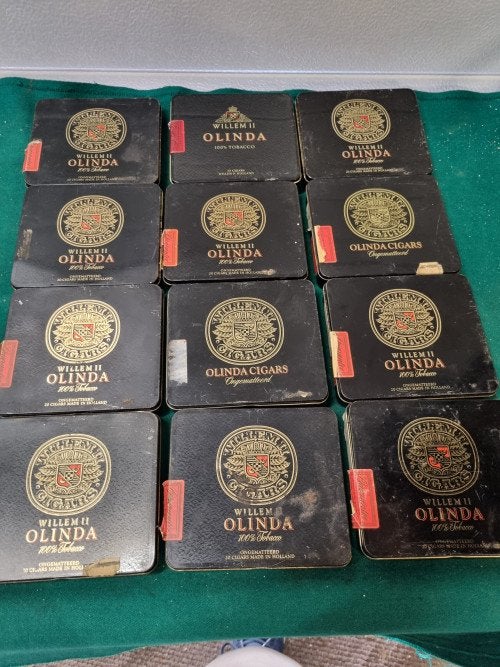 sigarenblikken olinda 8 stuks, Verzamelen, Blikken, Ophalen of Verzenden