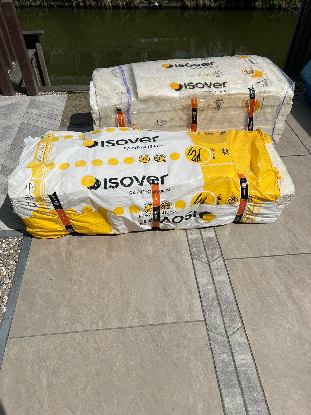 ISOVER Sonepanel Renopan 45 & 100mm isolatie glaswol - 14m2, Ophalen of Verzenden, Zo goed als nieuw, Glaswol, 12 cm of meer