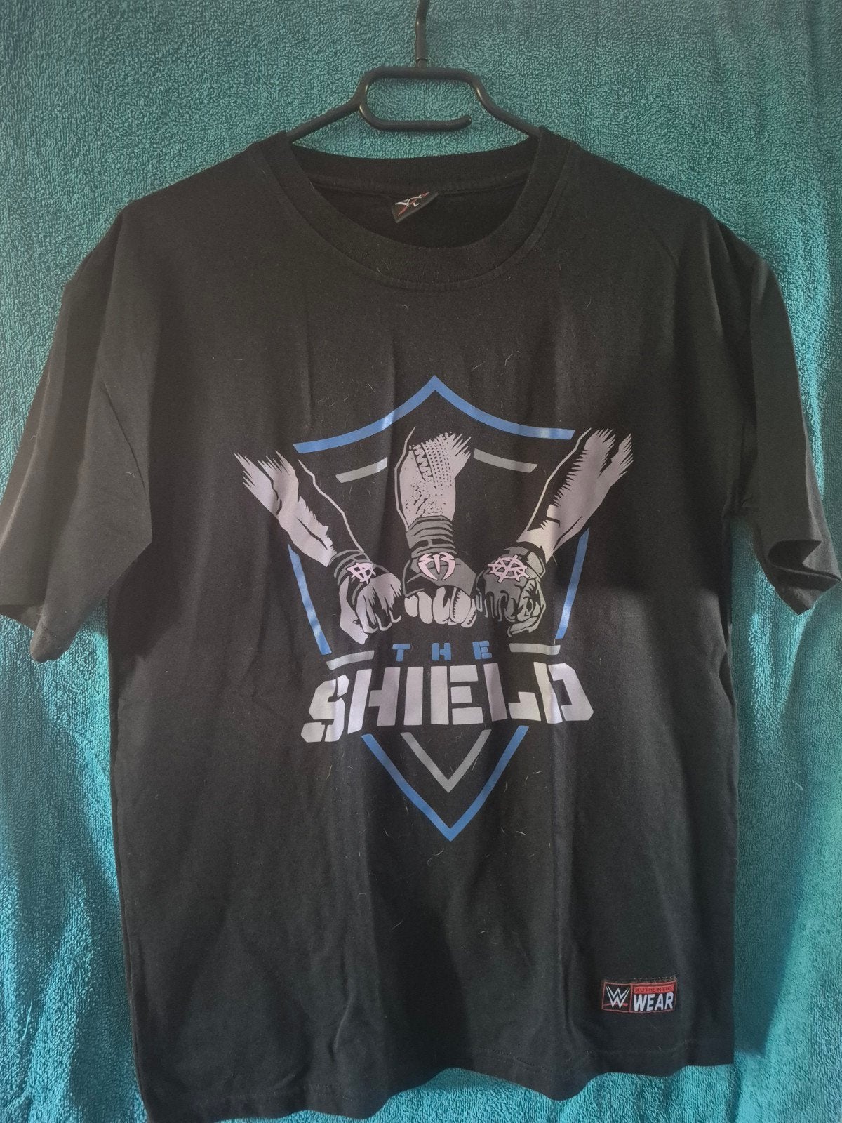 WWE The Shield T-shirt Maat L Zwart, Maat 52/54 (L), Zwart, Ophalen of Verzenden, WWE
