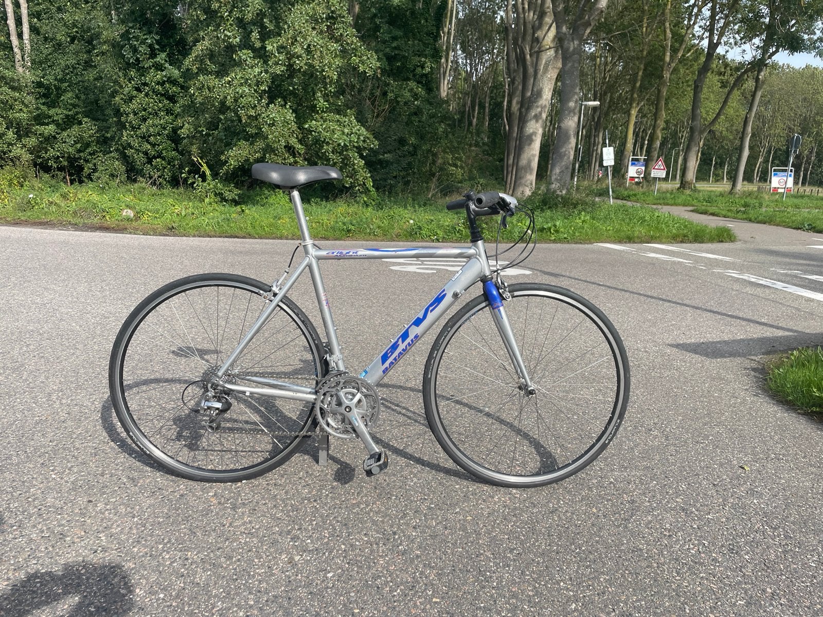 Batavus racefiets/hybride fiets - Goede staat, Ophalen, 28 inch, Gebruikt, Velgrem