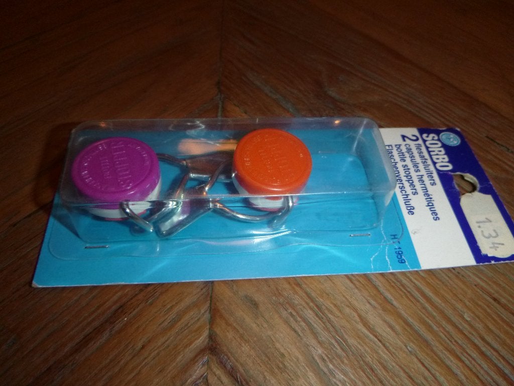 2 retro flesafsluiters, Verzamelen, Retro, Ophalen of Verzenden, Overige typen