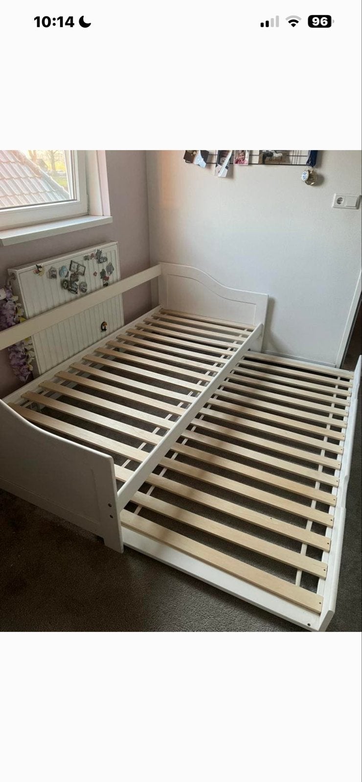 Kinderbed, Ophalen, 85 tot 100 cm, Gebruikt, Matras