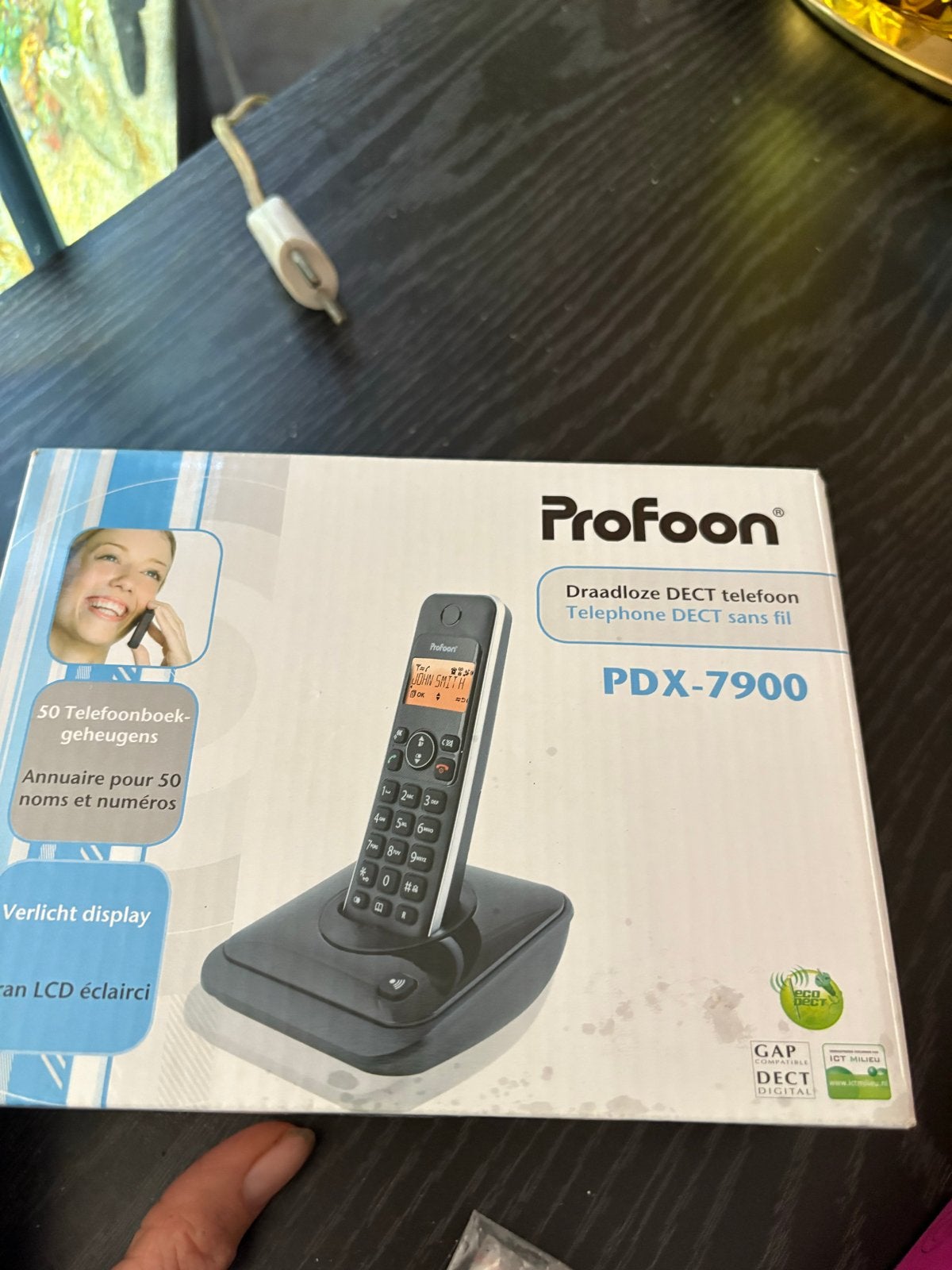 Profoon PDX-7900 Draadloze DECT Telefoon, Ophalen, Nieuw