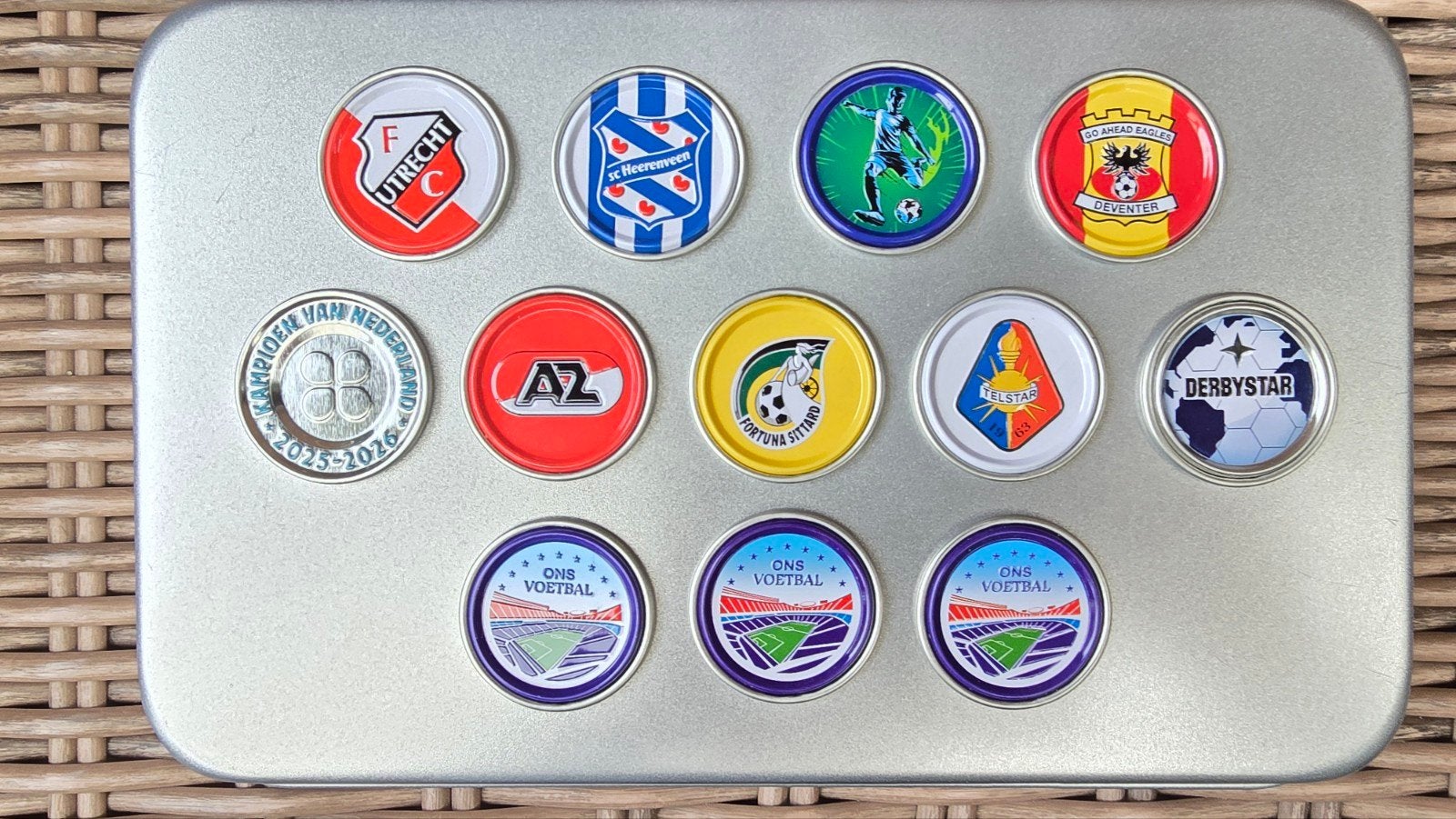 Voetbal munten Plus - Cluppies - Eredivisie, Verzamelen, Supermarktacties, Albert Heijn, Ophalen of Verzenden