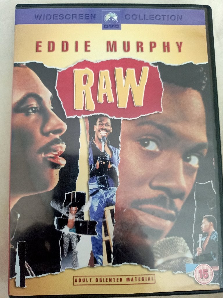 Raw - Eddie Murphy - keiharde stand-up komedie, Vanaf 16 jaar, Ophalen of Verzenden, Zo goed als nieuw, Stand-up of Theatershow