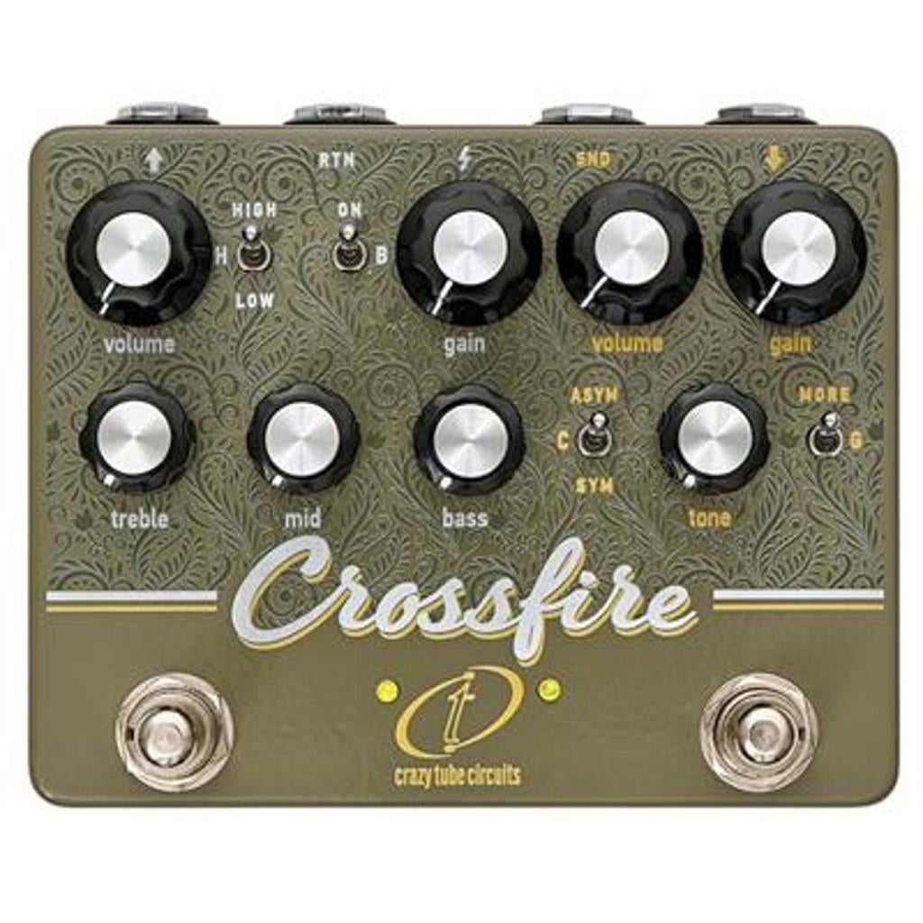 Crazy Tube Circuits Crossfire dual channel overdrive preamp, Muziek en Instrumenten, Effecten, Volume, ., Nieuw, Ophalen of Verzenden