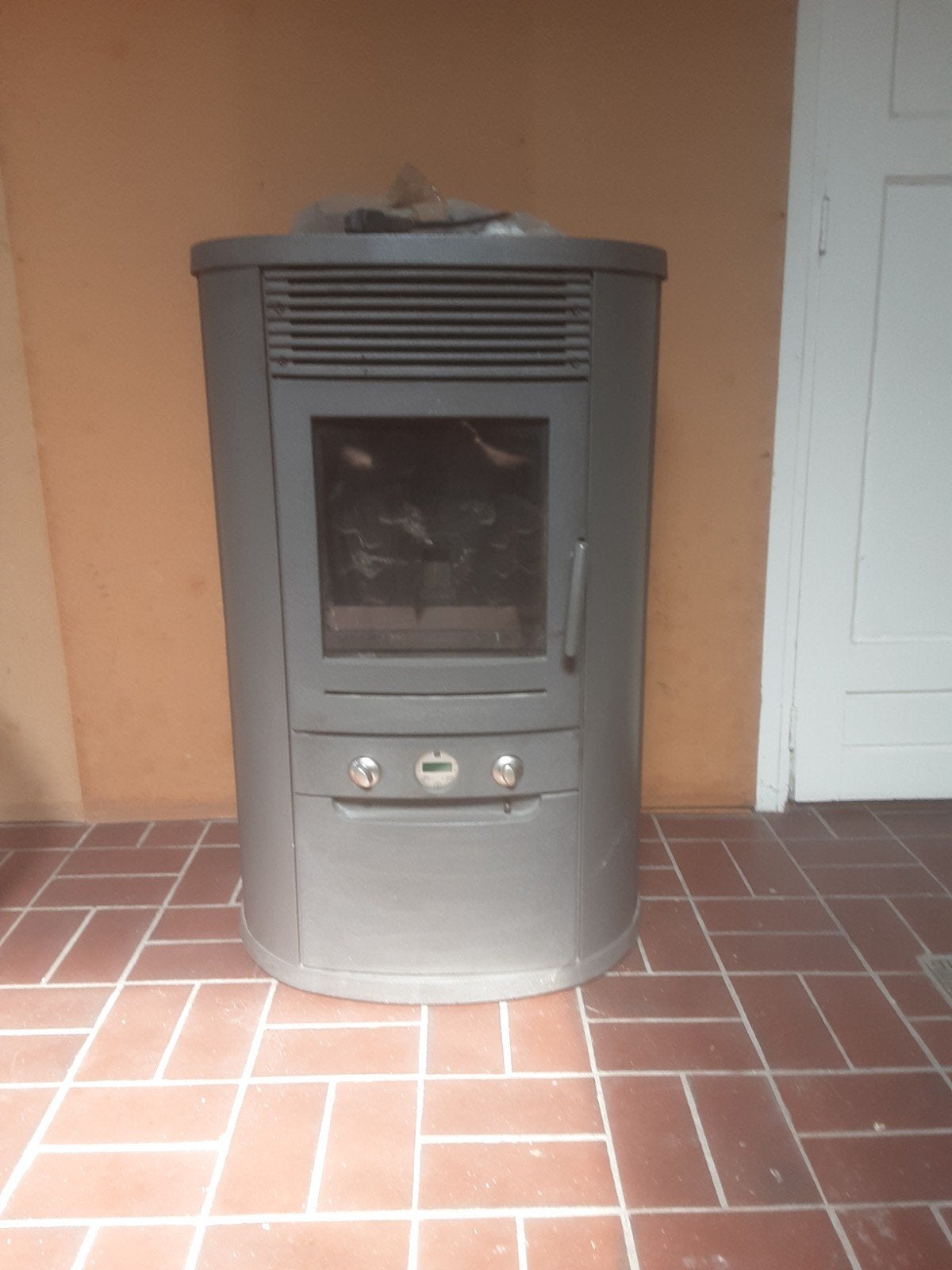 pelletkachel, Huis en Inrichting, Kachels, Ophalen, Gebruikt, Overige brandstoffen, Pelletkachel