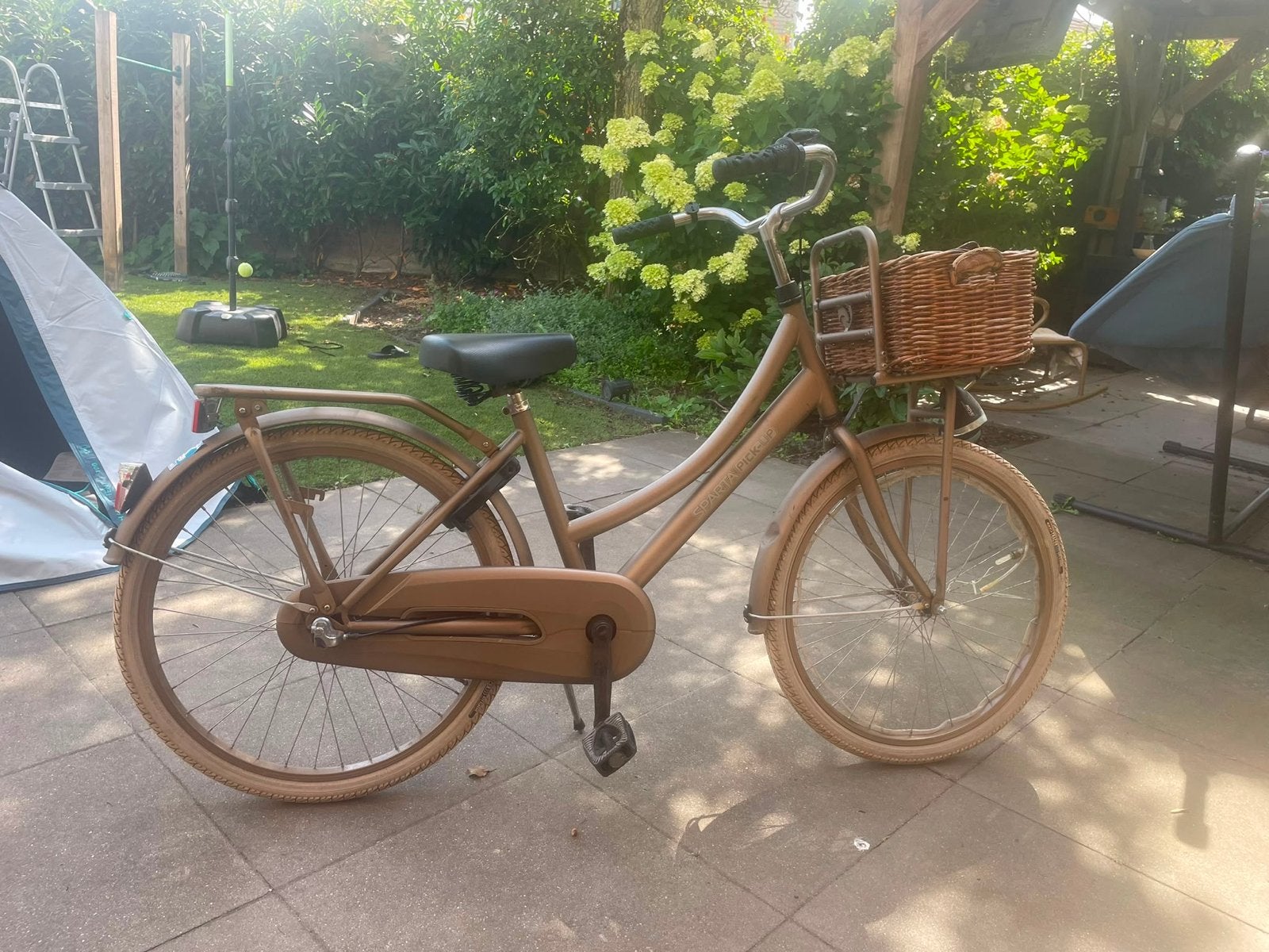 Sparta Pick-Up Meisjesfiets met Mand - Gebruikt, Fietsen en Brommers, Fietsen | Dames | Damesfietsen, Ophalen, Terugtraprem, Sparta