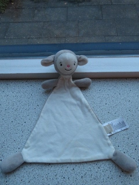 Knuffeldoek schaap of schaapje van H&M Hennes Mauritz, Overige typen, Ophalen of Verzenden, Zo goed als nieuw, Met label