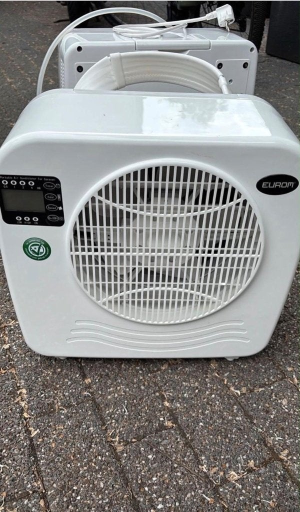 Eurom AC2401 E Caravan Airco Nieuwstaat, Witgoed en Apparatuur, Minder dan 60 m³, 3 snelheden of meer, Ophalen of Verzenden, Zo goed als nieuw