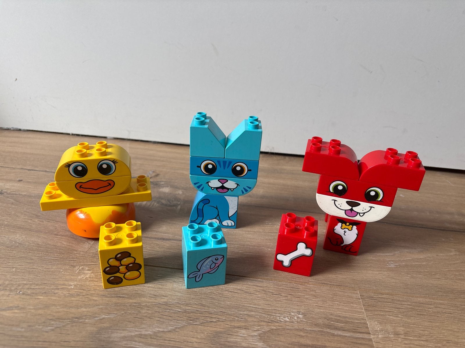 LEGO Duplo Dieren: Eend, Kat en Hond Bouwset, Ophalen of Verzenden, Gebruikt, Overige merken