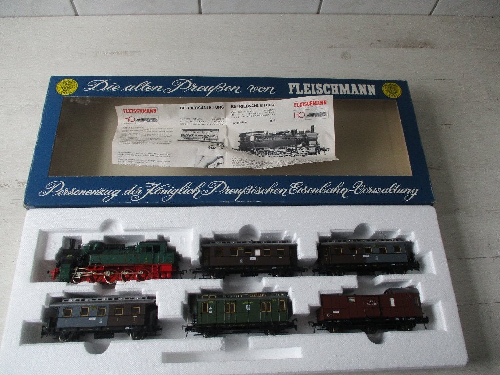 Fleischmann Set 4881 Die alten Preussen, Ophalen, Treinset, Gelijkstroom, Fleischmann