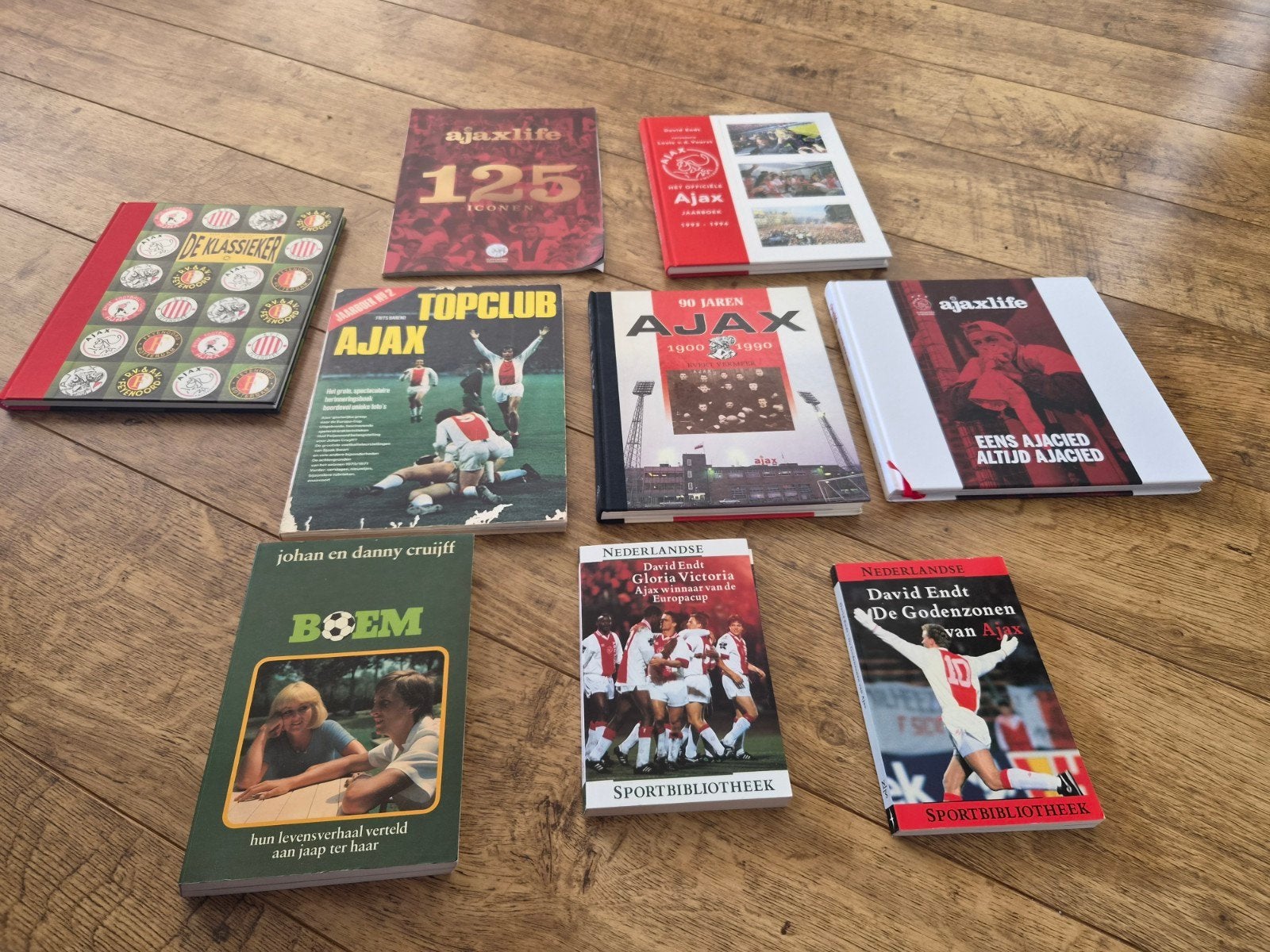 Ajax Boeken Collectie - Diverse Titels, Ophalen of Verzenden, Gelezen, Diverse auteurs, waaronder David Endt en Jaap ter Haar