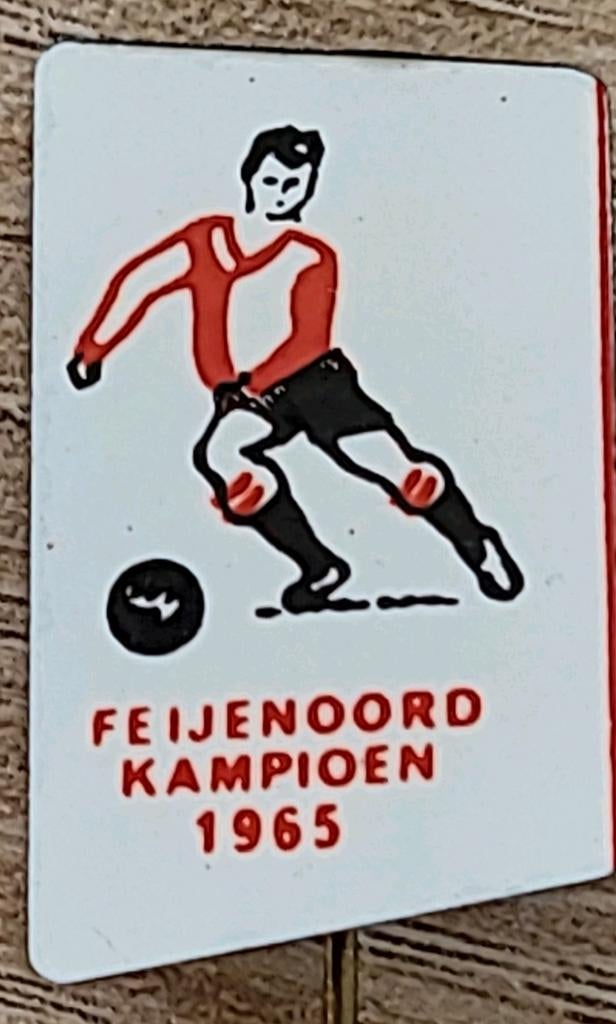 Speldje feijenoord kampioen 1965, Verzamelen, Ophalen of Verzenden, Gebruikt, Overige onderwerpen
