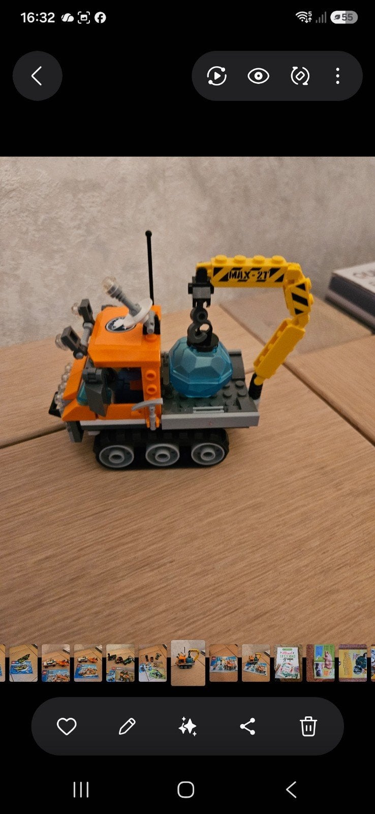 Lego City 60033 Arctische rupsvoertuig, Lego, Inclusief instructies, Ophalen of Verzenden, Complete set