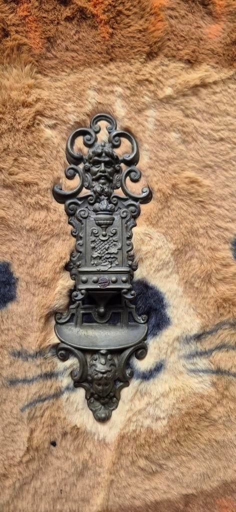Lucifer houder, brocante houtkachel antiek, Antiek en Kunst, Ophalen of Verzenden