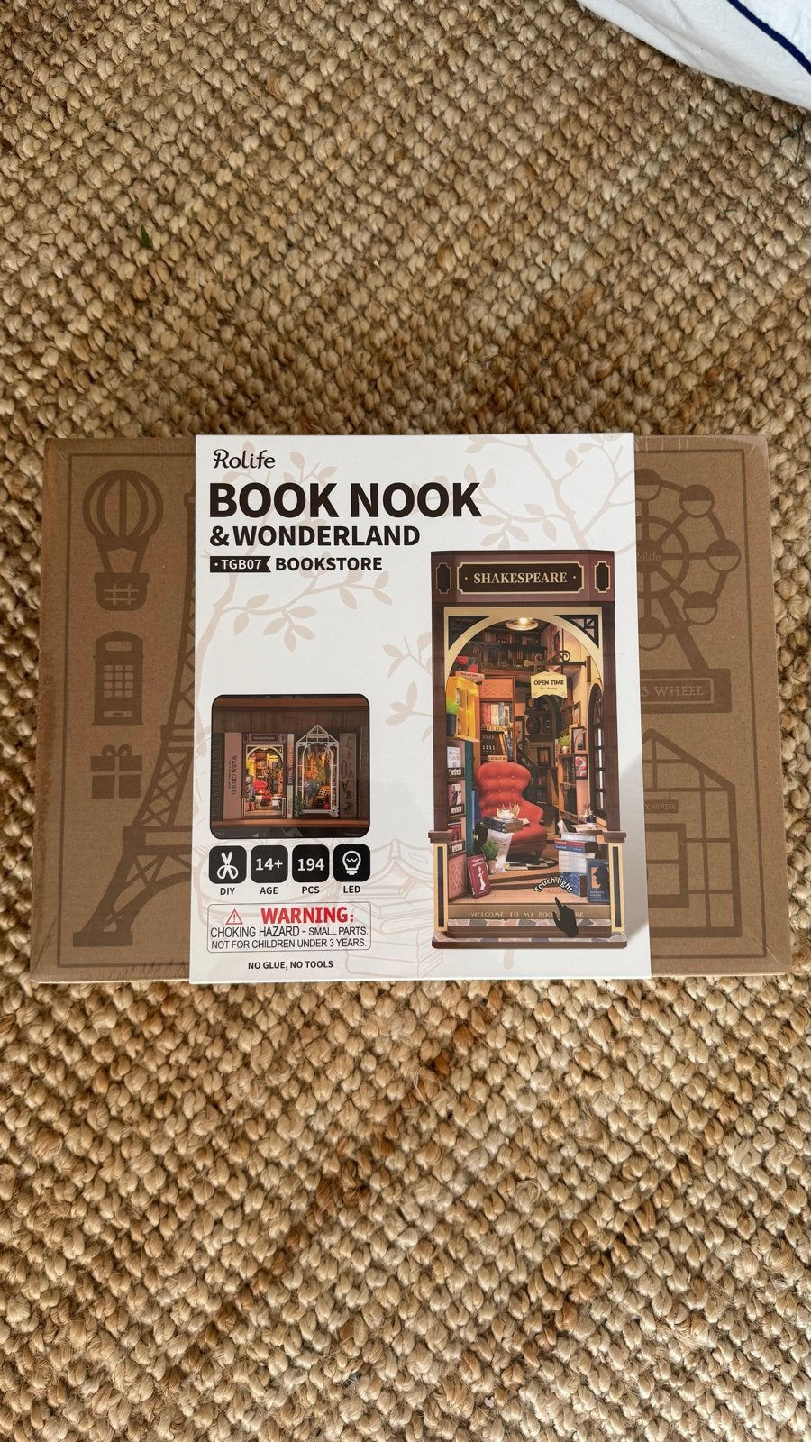 Rolife Book Nook & Wonderland Bookstore TGB07 DIY, Ophalen, Nieuw, Knutselen, Met licht