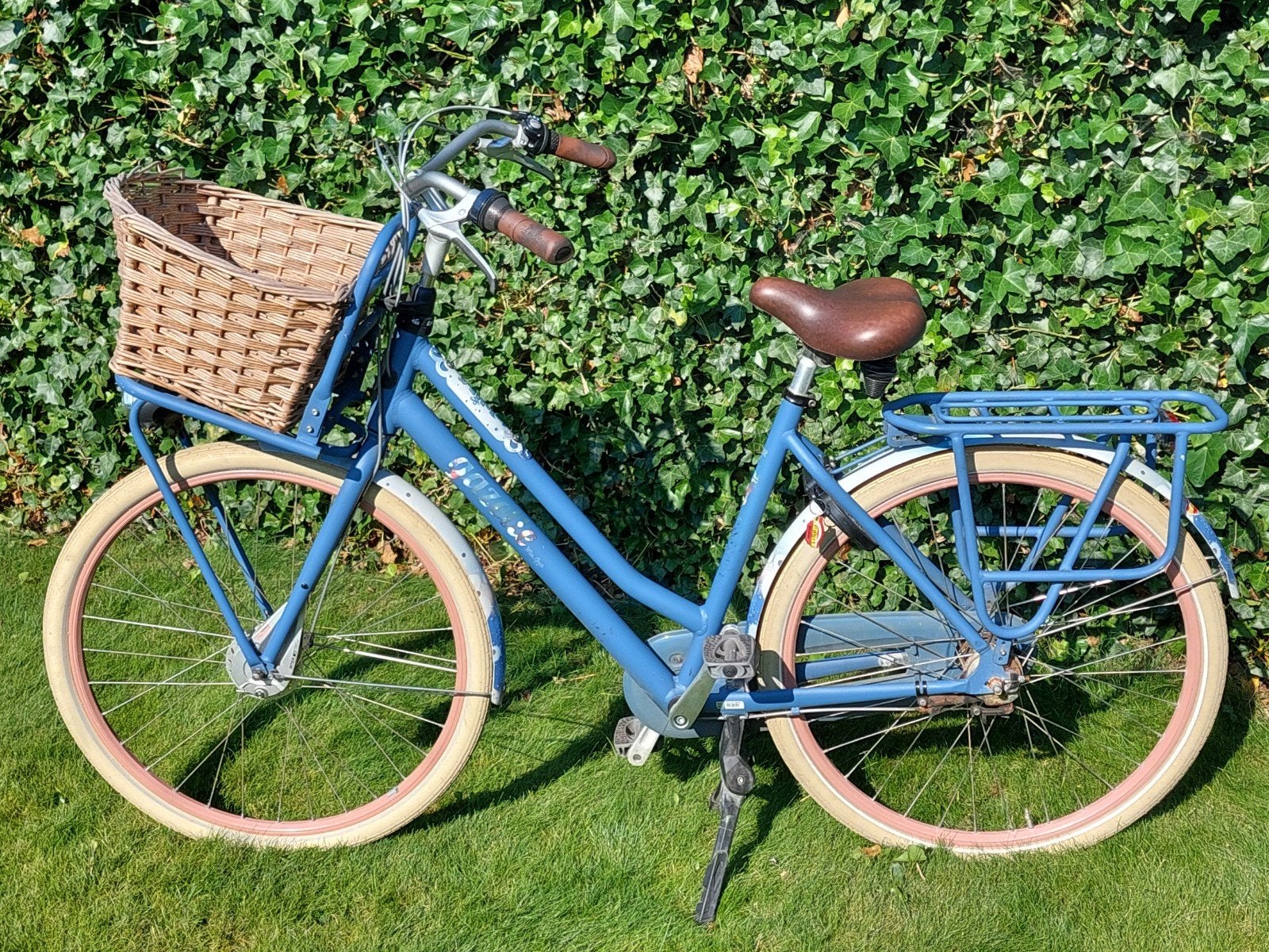Gazelle miss Grace Transportfiets met mand - 28 inch, Fietsen en Brommers, Ophalen, Versnellingen, Gazelle, 53 tot 56 cm