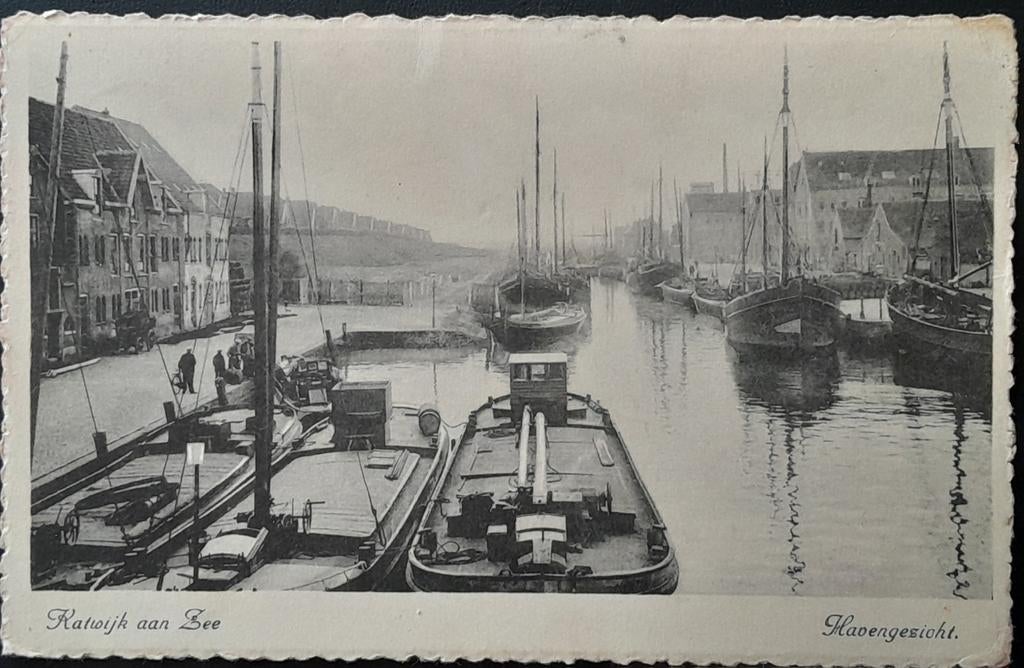 Katwijk aan Zee, Ophalen of Verzenden, 1940 tot 1960, Gelopen, Zuid-Holland