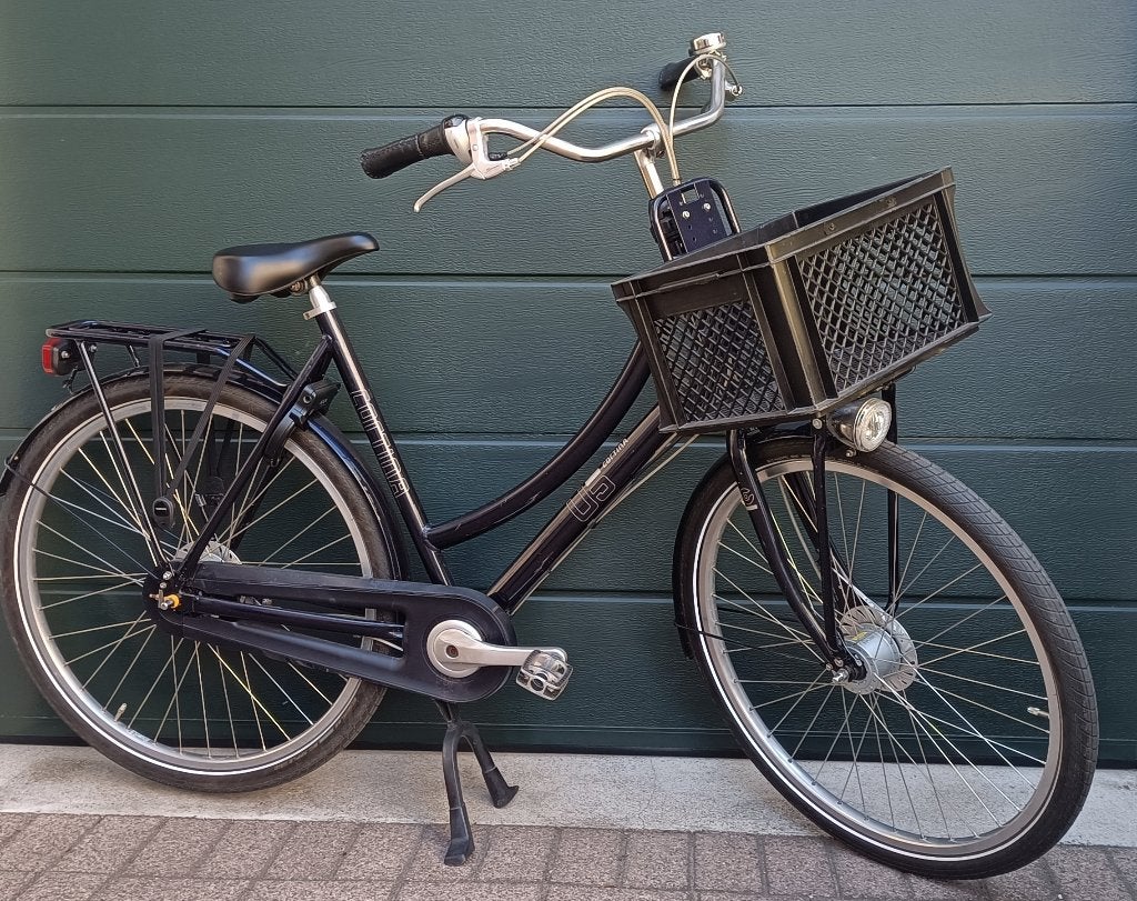 Cortina transport damesfiets, 8 versnellingen, 53 tot 56 cm, Versnellingen, Zo goed als nieuw, Trommelrem