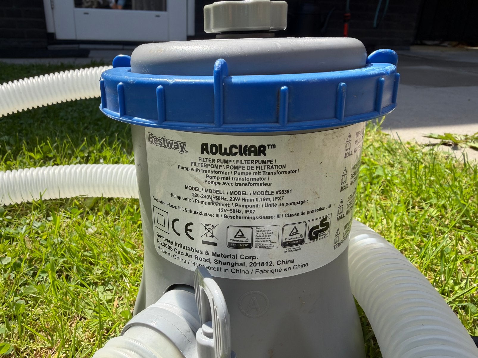 Bestway flowclear filterpomp, Tuin en Terras, Ophalen, Gebruikt, Filter