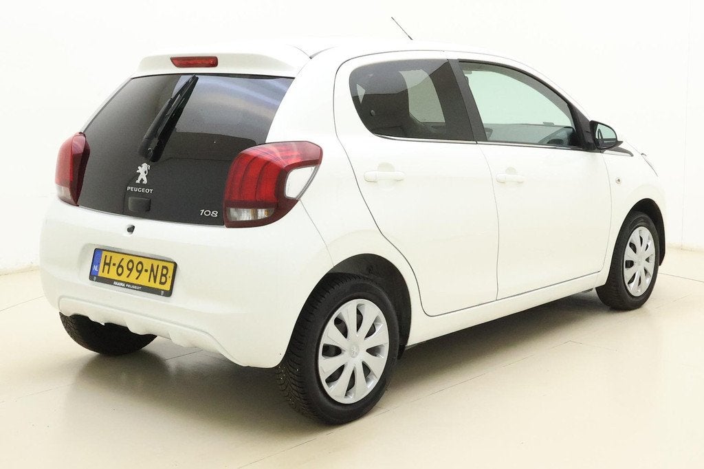 Peugeot 108 1.0 e-VTi Active 72 PK | BTW auto | Airco | Elec, Voorwielaandrijving, Stof, Gebruikt, 4 stoelen