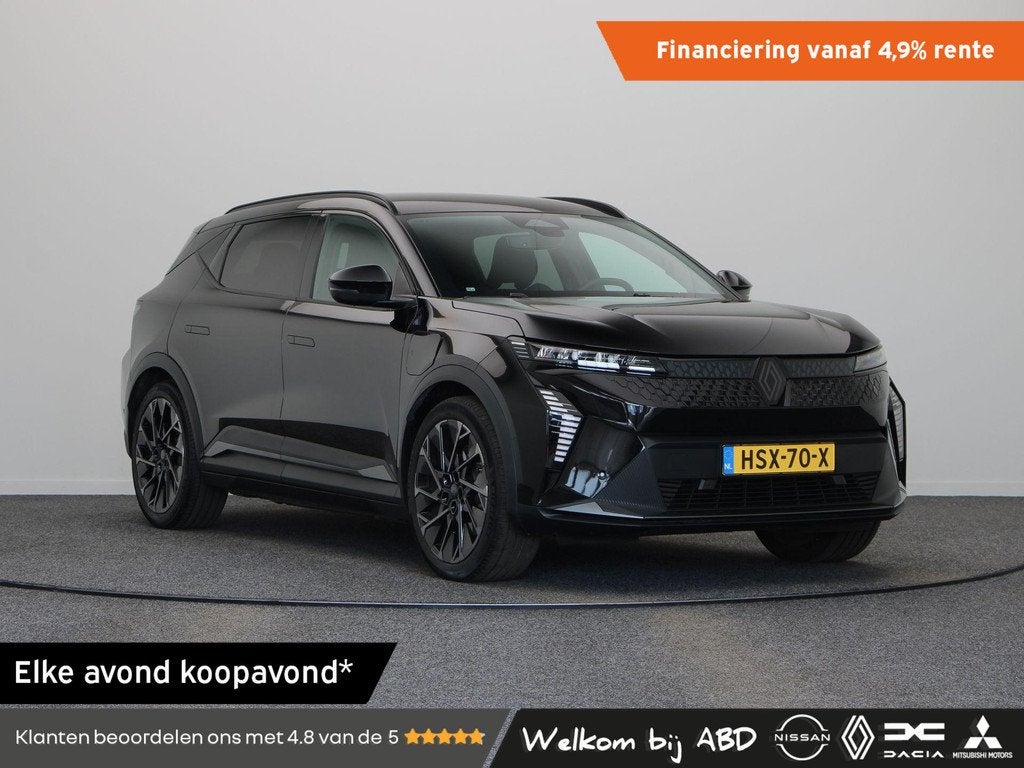 Renault Scenic E-Tech EV87 long range esprit Alpine | Elek., Auto's, Renault, Gebruikt, 40 min, Leder en Stof, Zwart