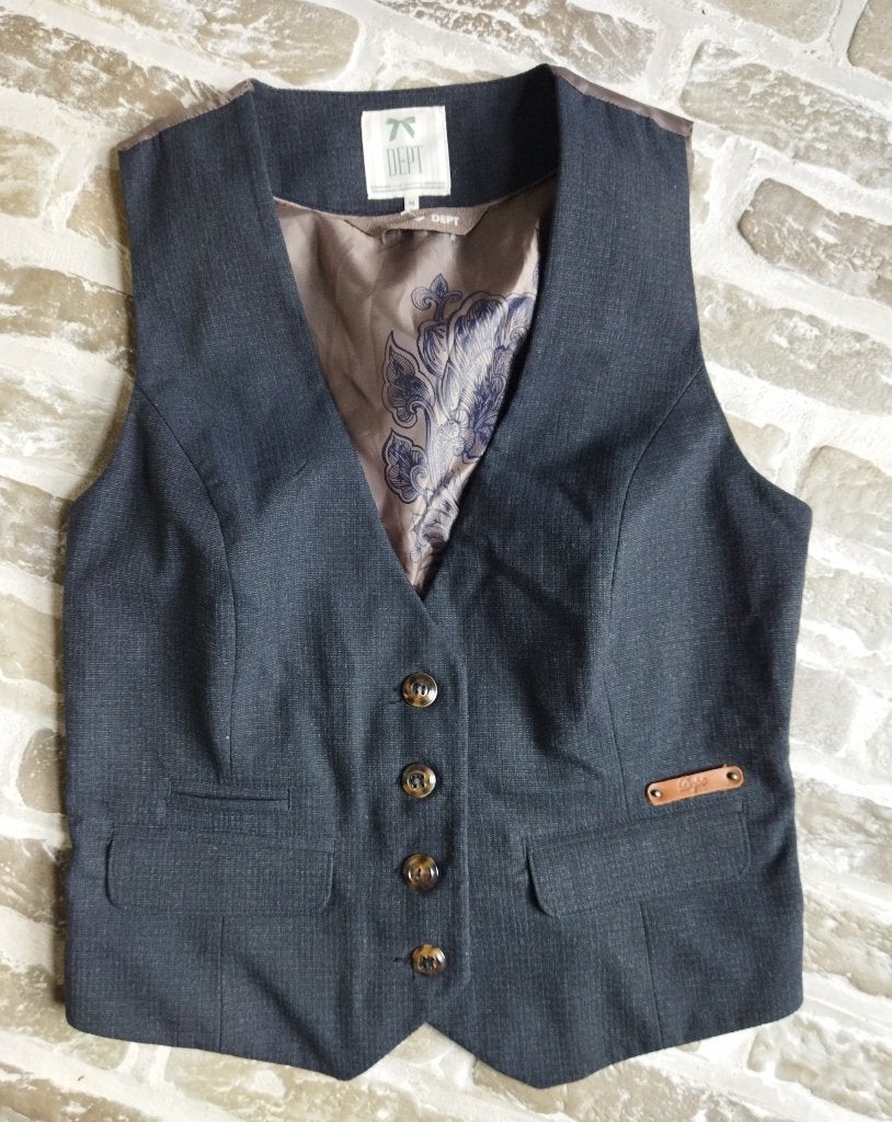Dept Gilet Nieuw Donkerblauw Maat M, Maat 38/40 (M), Blauw, Nieuw, Ophalen of Verzenden