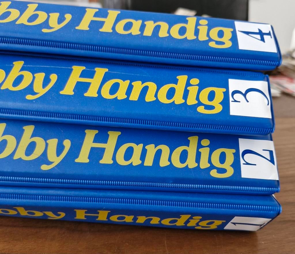 Hobby Handig tijdschriften, 4 stuks Verzamelbanden jaren 80/, Ophalen of Verzenden
