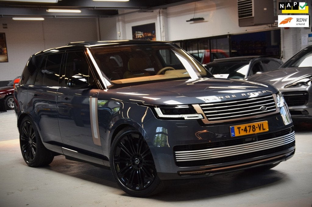 Land Rover Range Rover 3.0 P510e SV PHEV Panoramadak|1e Eig|, Auto's, Land Rover, Automaat, Gebruikt, 510 pk, Blauw