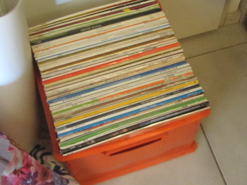 Tomado box met LP's, Ophalen, Huis en Inrichting