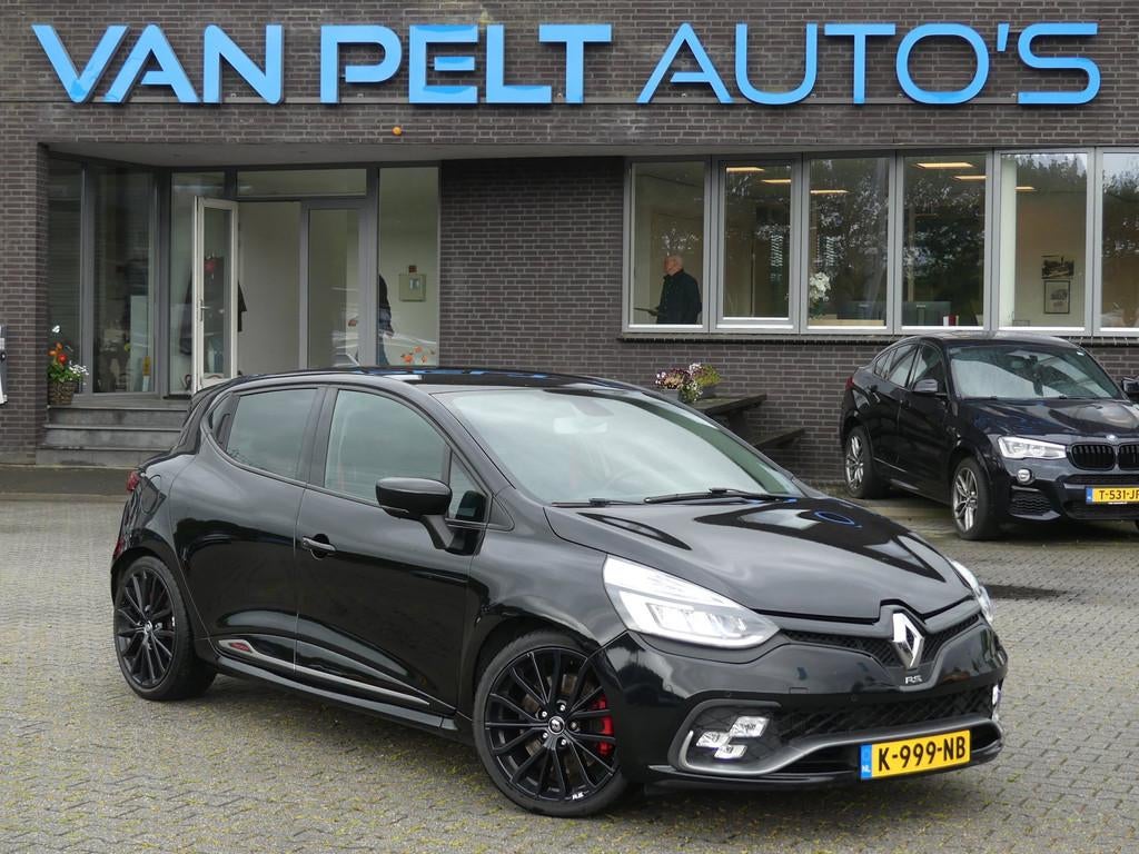 Renault Clio 1.6 Turbo R.S. 220PK EDC Trophy AKRAPOVIC / BOS, 1618 cc, Gebruikt, 4 cilinders, Zwart
