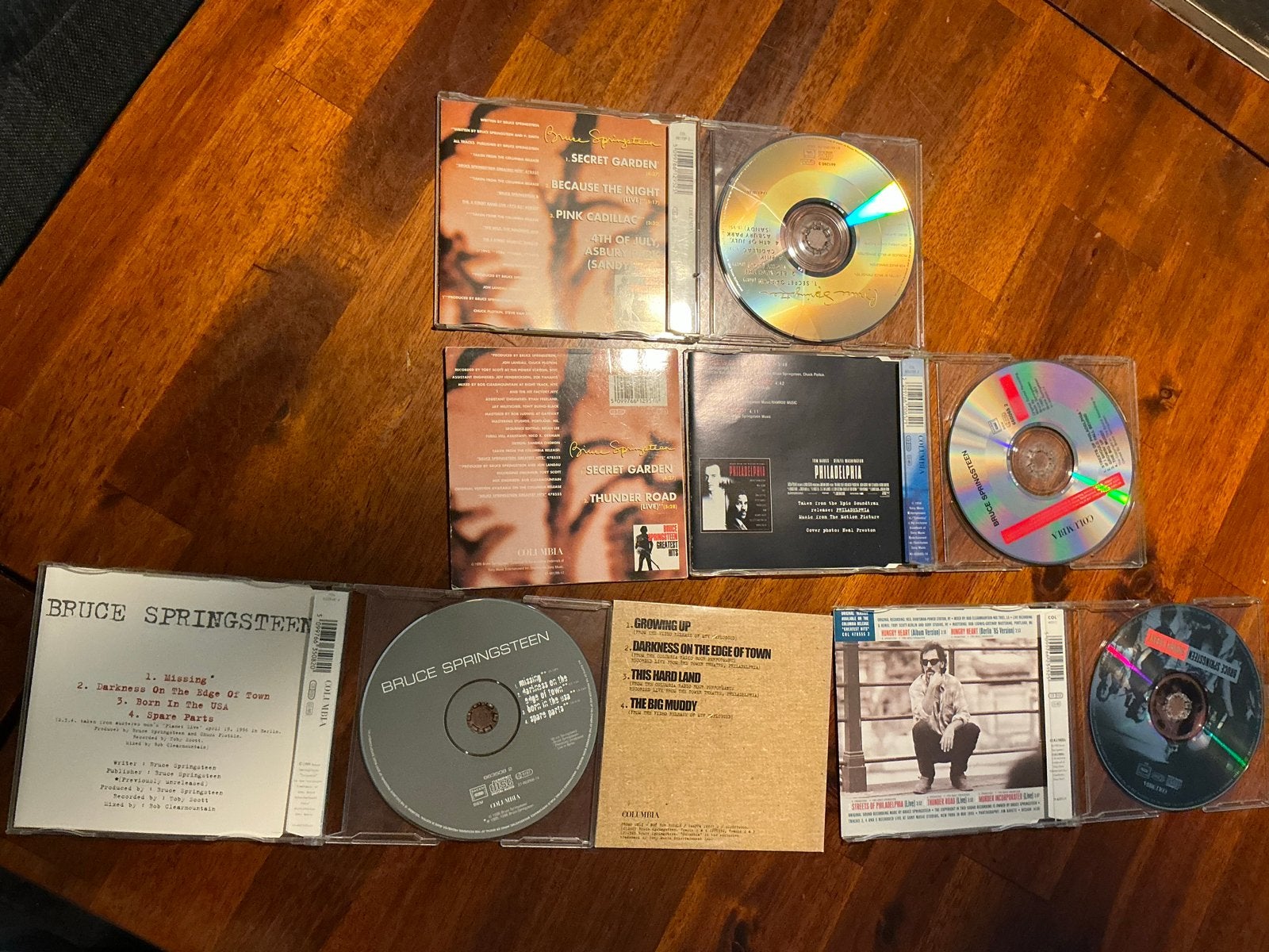 Bruce Springsteen CD collectie - 6 singles, Ophalen, 1990 - 1999, Gebruikt