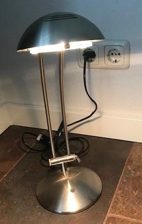 Mooie bureau/tafel lamp, Ophalen of Verzenden, Zo goed als nieuw, Metaal
