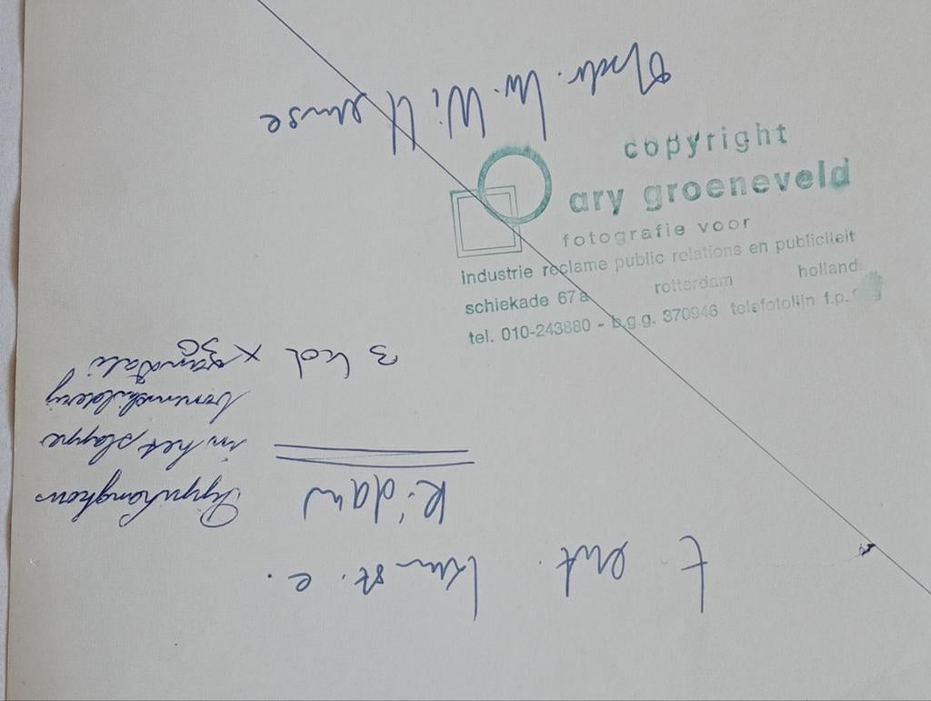 Persfoto Ary Groeneveld Pippi Langkous Dali kunstwerk, Ophalen of Verzenden