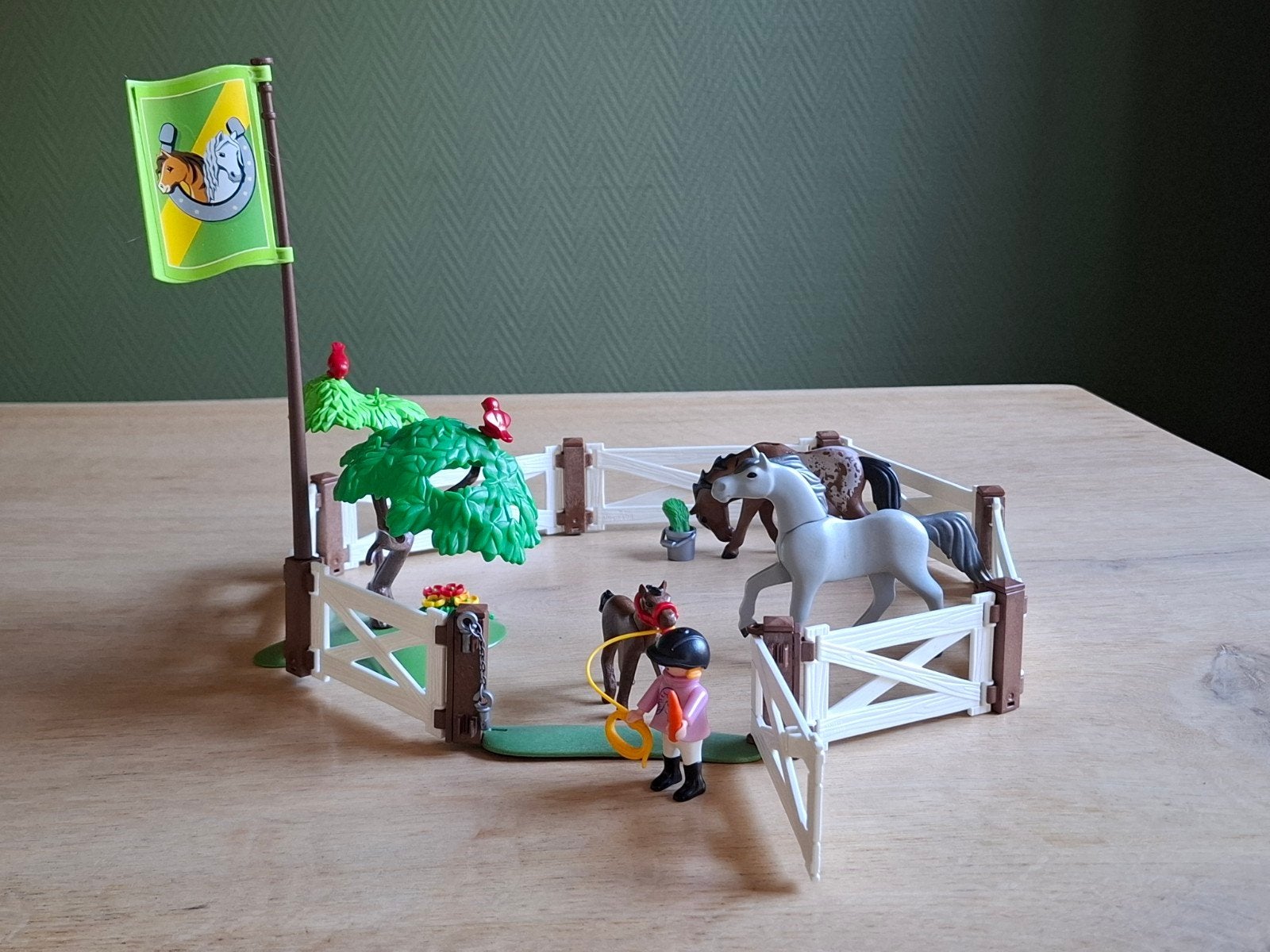 Playmobil paardenwei 6931, Ophalen of Verzenden, Gebruikt