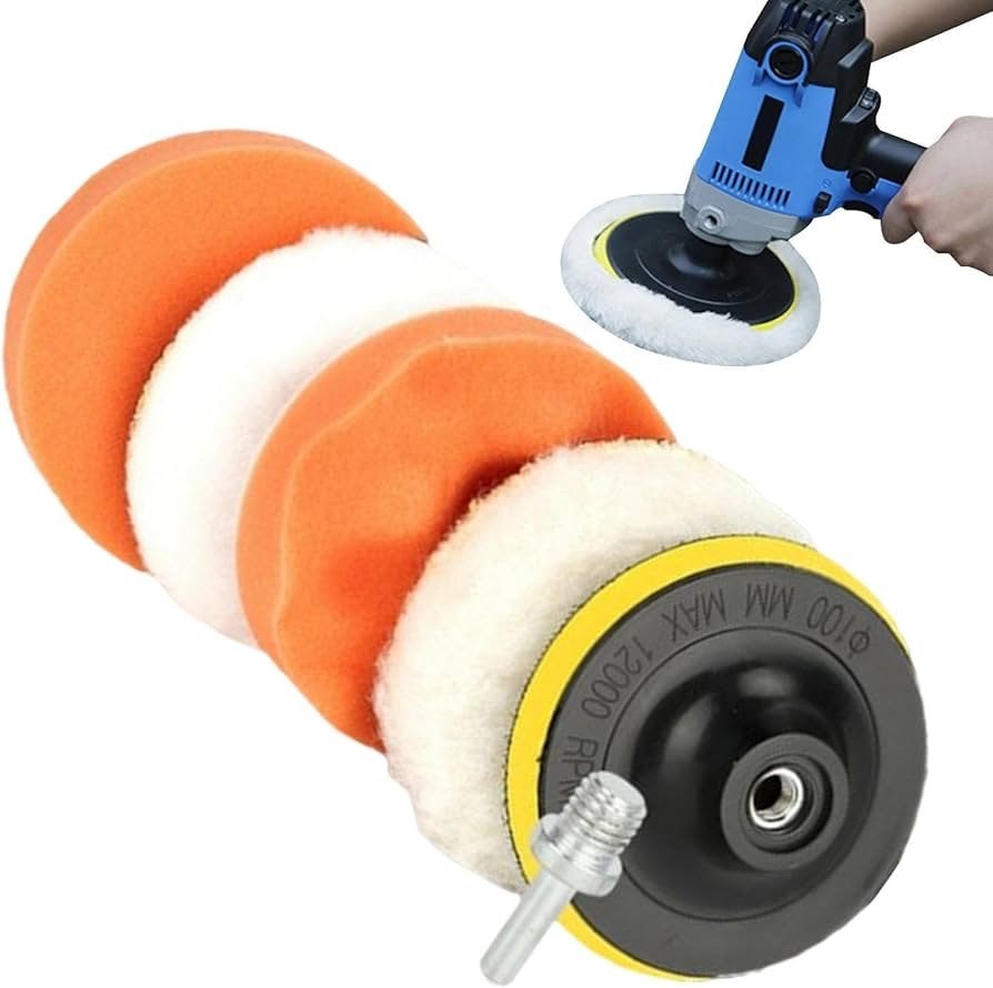 Polijstpads, polijstset, wax-applicatorpad 6-delig, Ophalen of Verzenden