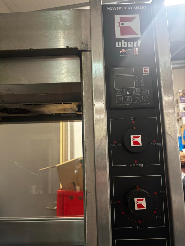 Te koop: Ubert Kippengrill RT-403 met onderstel - Bj. 2014, Ophalen, Gebruikt, Ovens, Magnetrons en Steamers