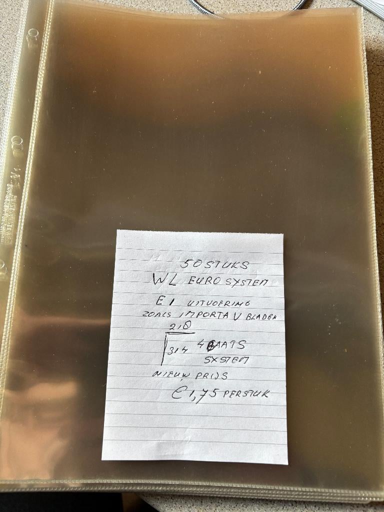50 1 vaks bladen IMPORTA voor de halve prijs, Ophalen of Verzenden, Verzamelmap