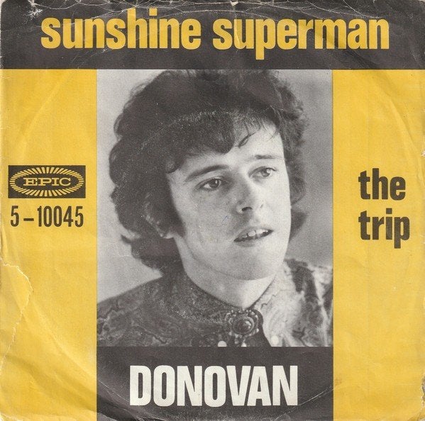 Juke Box Single (1966) Donovan - Sunshine Superman, Gebruikt, 7 inch, Ophalen of Verzenden, Fotohoes