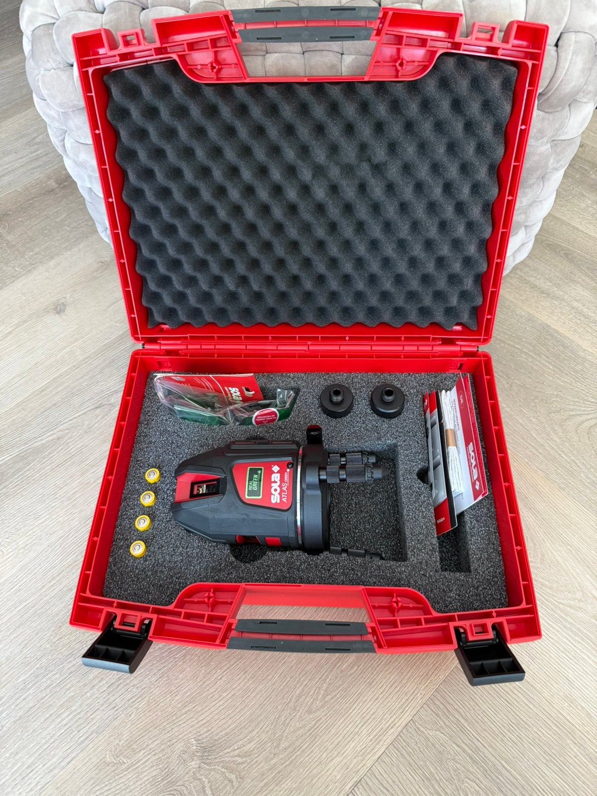 SOLA Atlas Green Lijnlaser – Compleet in koffer., Ophalen of Verzenden, Nieuw