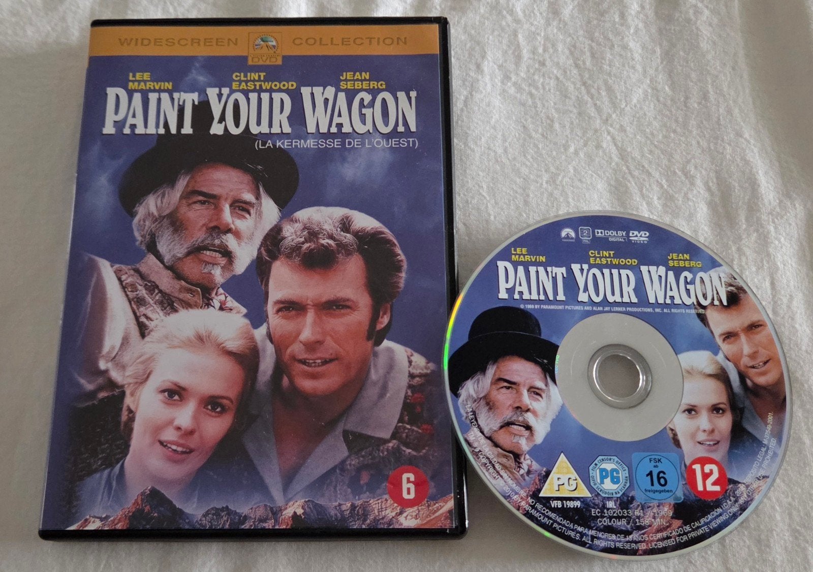 Clint Eastwood Paint Your Wagon Dvd Classic, Cd's en Dvd's, Alle leeftijden, Ophalen of Verzenden, Zo goed als nieuw, Actie en Avontuur