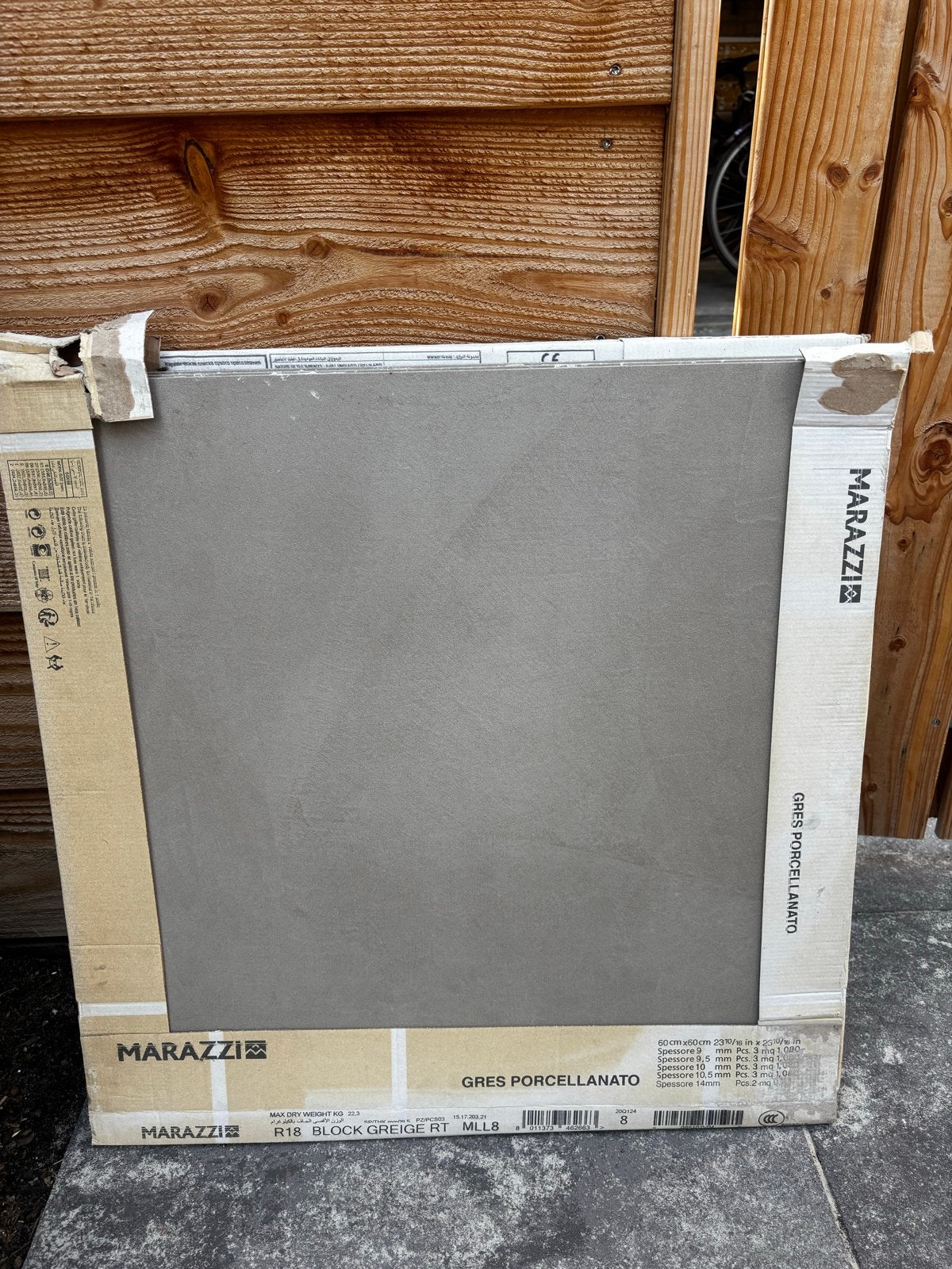 Marazzi Gres Porcellanato 60x60 nieuwe badkamertegels, Ophalen, 40 tot 60 cm, Nieuw, Minder dan 5 m²
