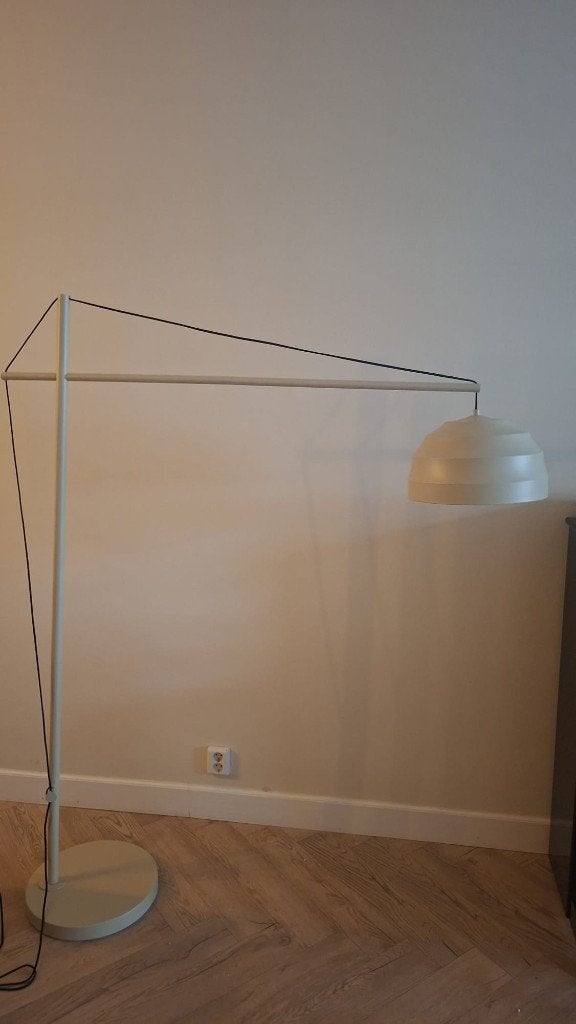 Dutchbone Liwa Vloerlamp/ Staande lamp Beige, Ophalen, Zo goed als nieuw, 150 tot 200 cm