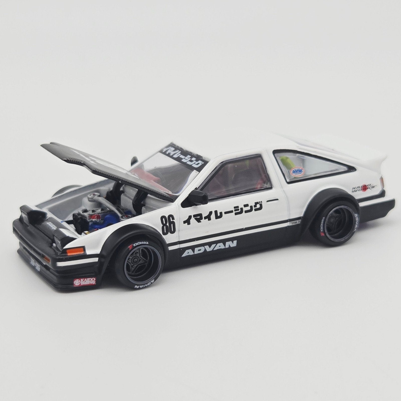 Mini Gt – 1983 Toyota Sprinter Trueno (AE86) Kaido Works Ima, Mymodelcar@outlook.com, Auto, Ophalen of Verzenden, Mini gt