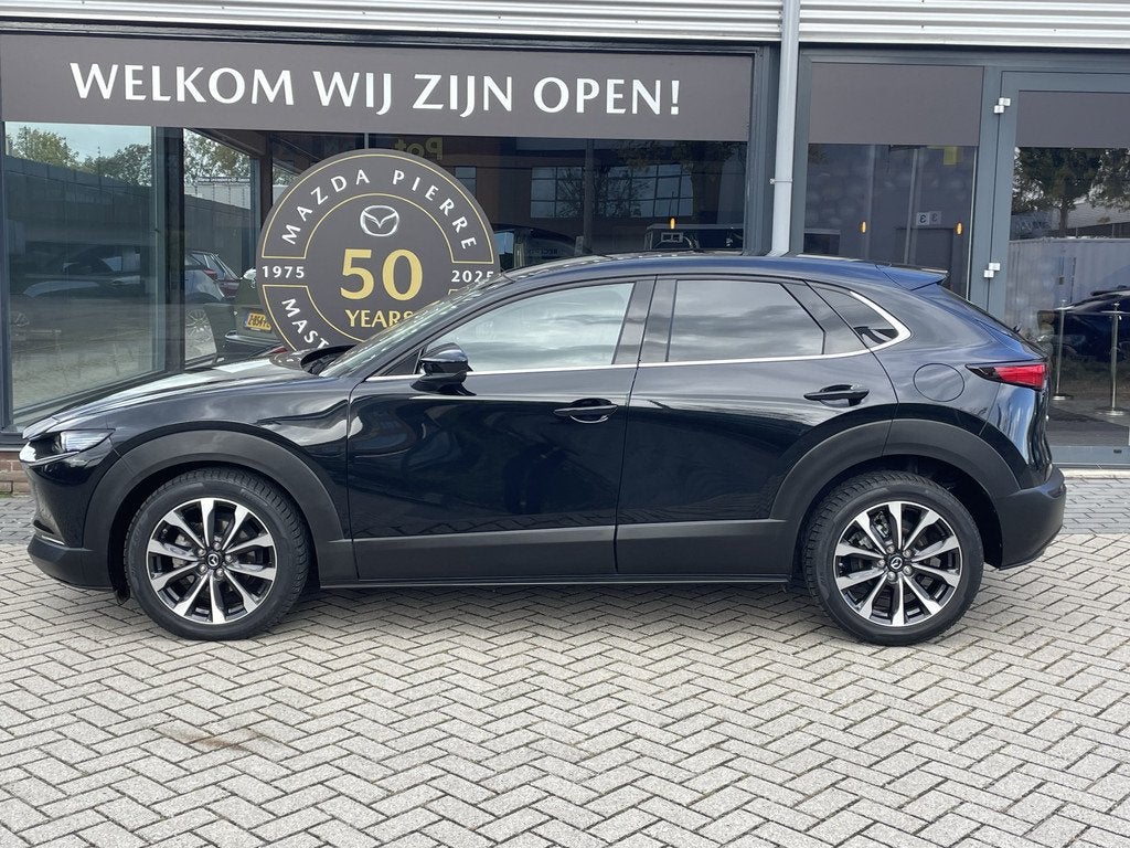 Mazda CX-30 2.0 e-SkyActiv-X 180 M Hybrid | AUTOMAAT Luxury, Gebruikt, Overige brandstoffen, Zwart, 19 km/l