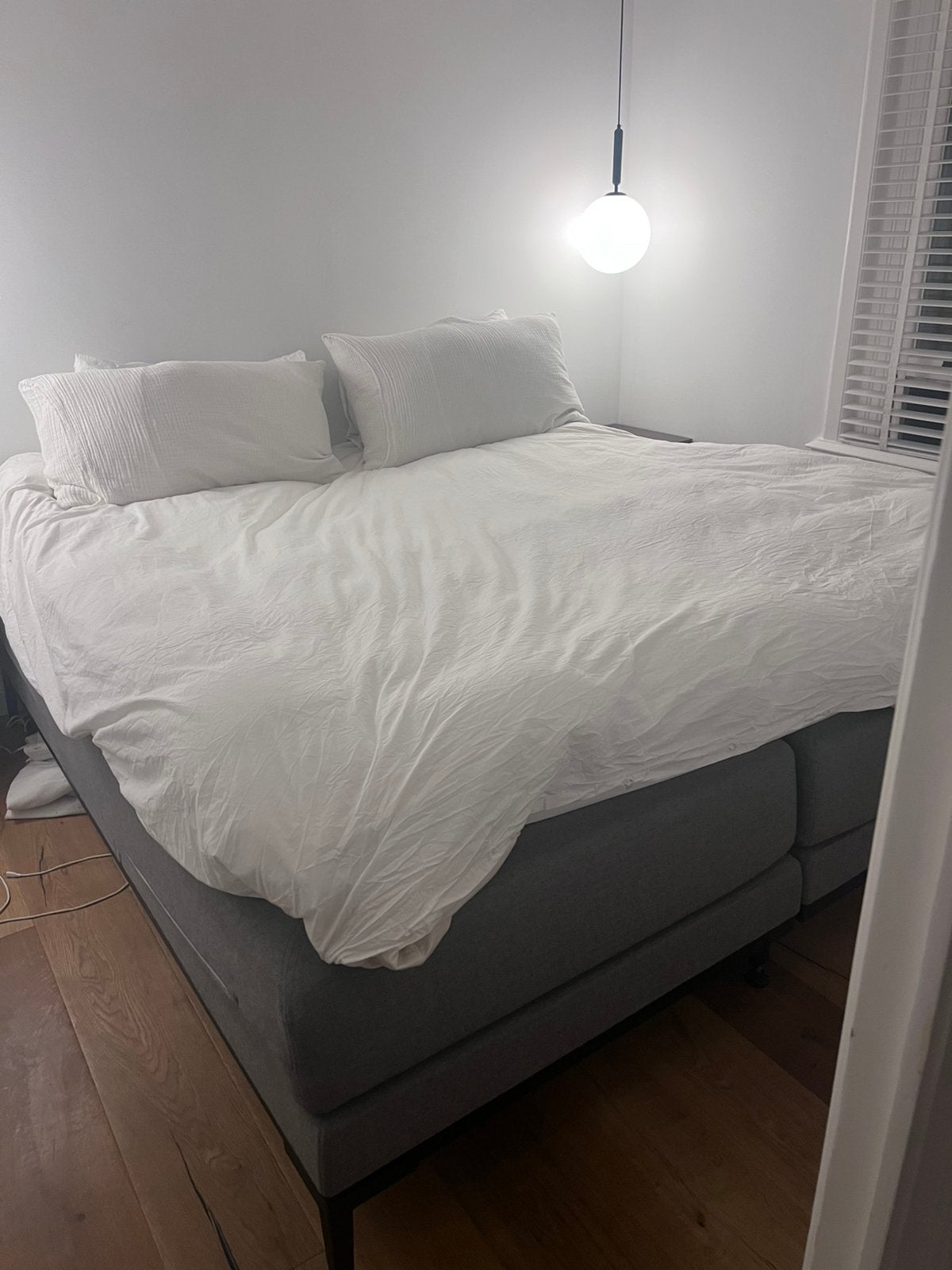Gratis! Elektrische boxspring 180x200 cm VT Wonen Thyme, Ophalen, Verstelbaar, Tweepersoons, Zo goed als nieuw