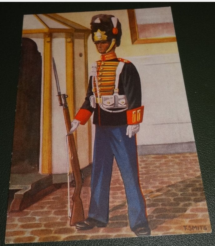 Nederland - Uniform - Ceremoniële tenue Grenadier - KMi01, Verzenden, 1940 tot 1960, Ongelopen, Politiek en Historie