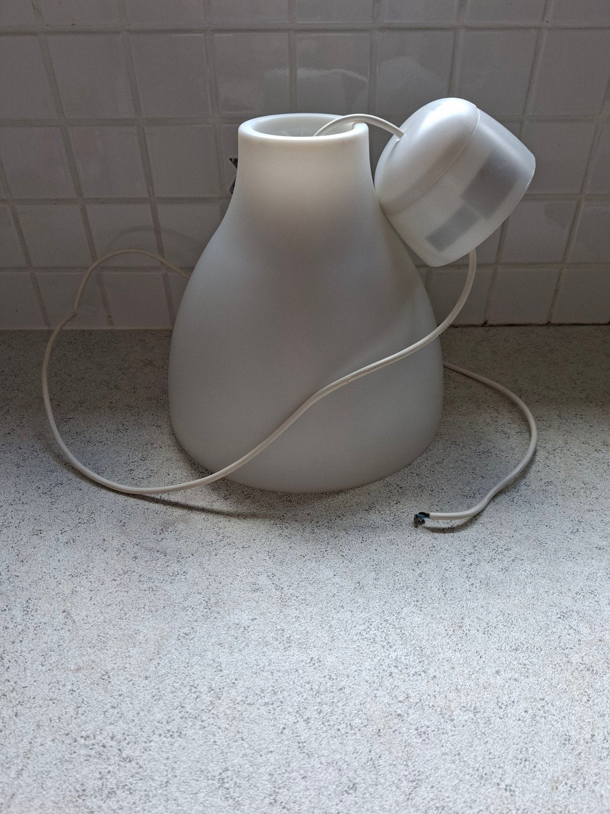 IKEA hanglamp wit, Huis en Inrichting, Woonaccessoires | Vazen, Ophalen, Wit